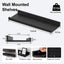 Estantes flotantes negros para pared dormitorio sala cocina