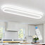 Lámpara techo LED lineal 31.5pulg control remoto cocina sala