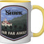 Taza Cerámica Shrek Castillo Amanecer Amarillo/Blanco