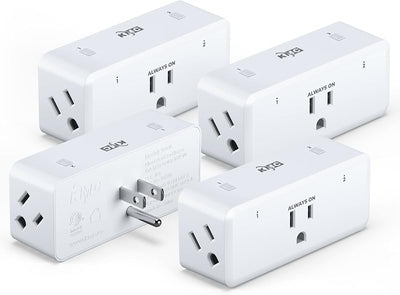 4 Enchufes WiFi inteligentes comp Google Alexa