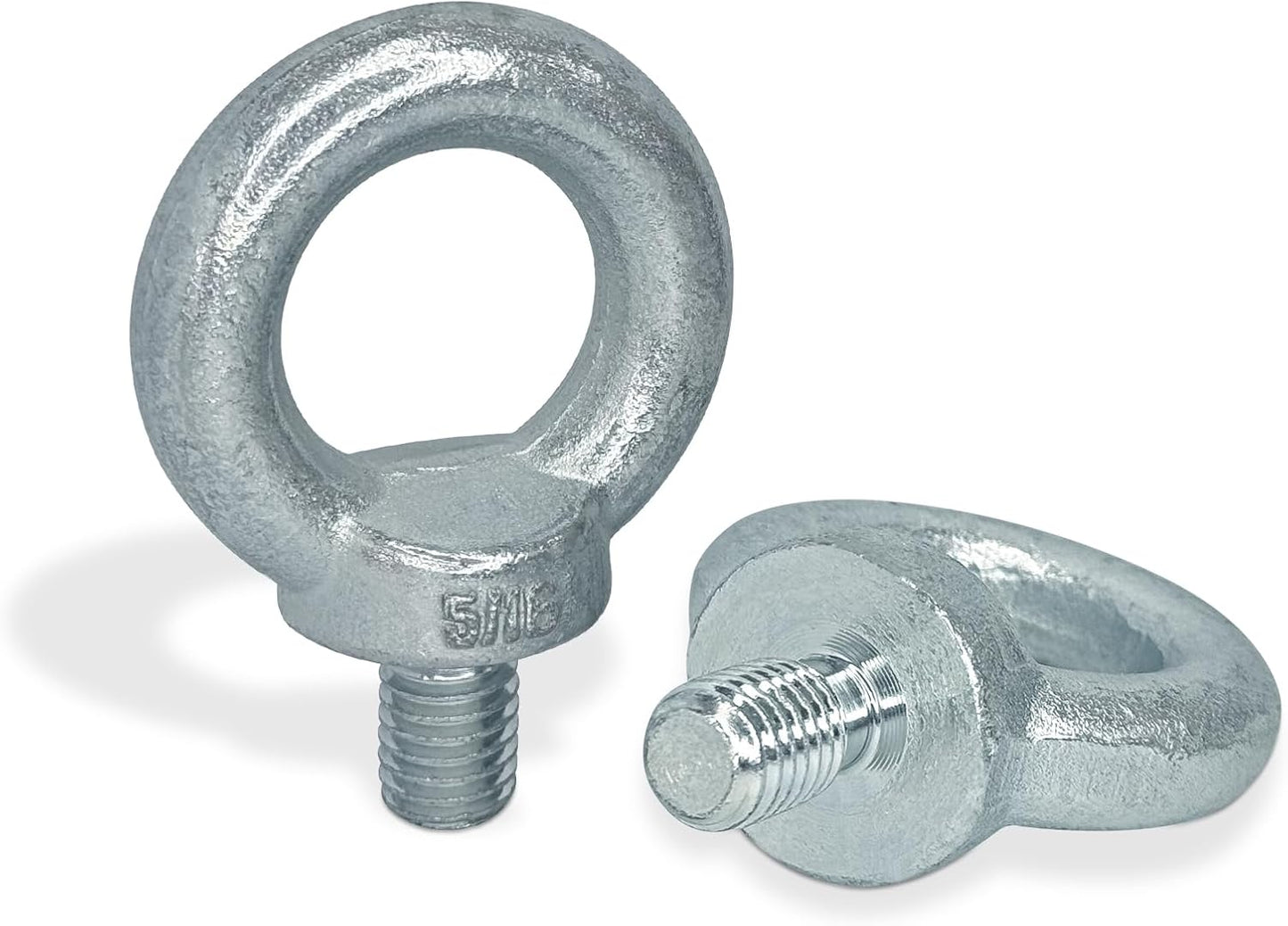 4 Pernos Ojo Hombro 5/16-18 Acero Carbono Galvanizado