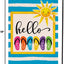 Bandera jardín 12x18pulg vertical doble cara