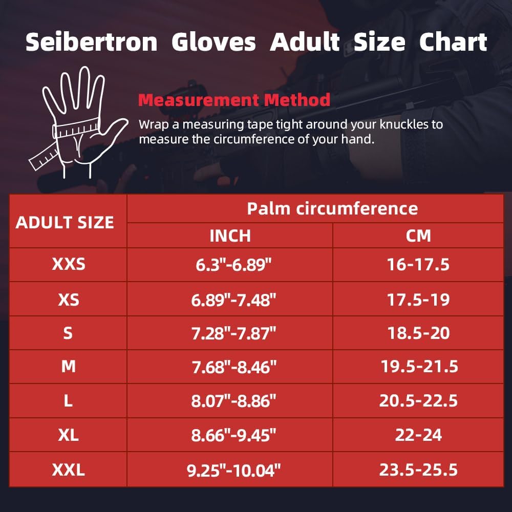 Guantes tácticos para ciclismo senderismo XXS-XXL