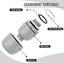 Conector hermético 3/4pulg PVC 180grados UL pack 200