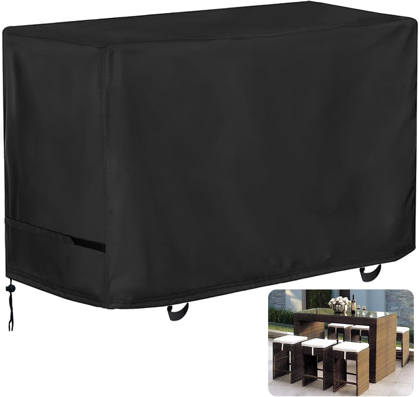 Fundas impermeables para bar exterior mesa patio 60"