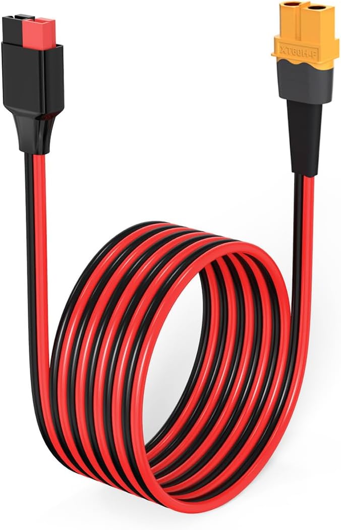 Adaptador XT60 a Anderson 6ft para batería UAV