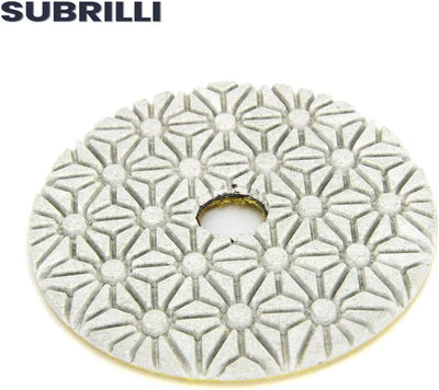 Almohadillas pulido diamante 4pulg 9pzas paso1 hormigon