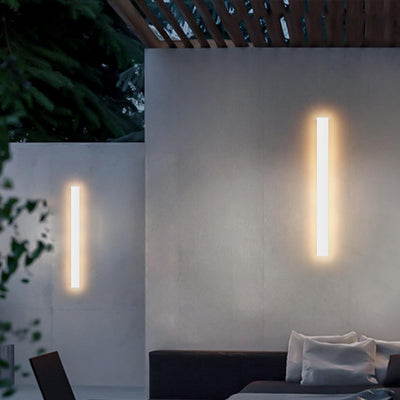 2 Luces Pared Exteriores 24pulg 20W 3000K Acrílicas IP65