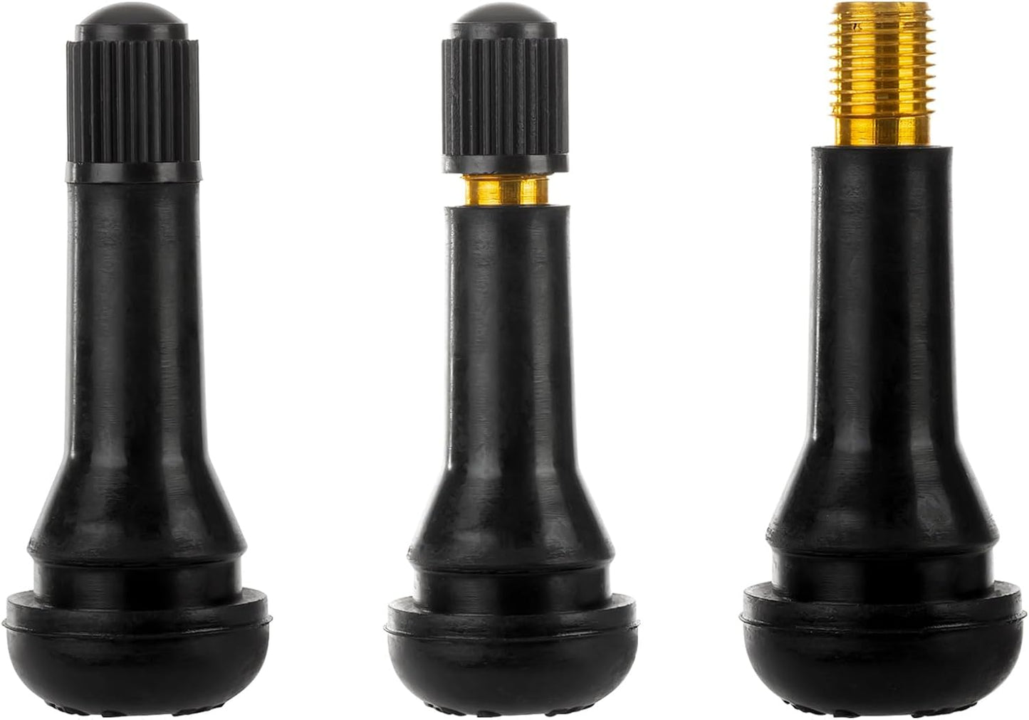 100 Vástagos Válvula Neumático TR413 Negro Sin Cámara