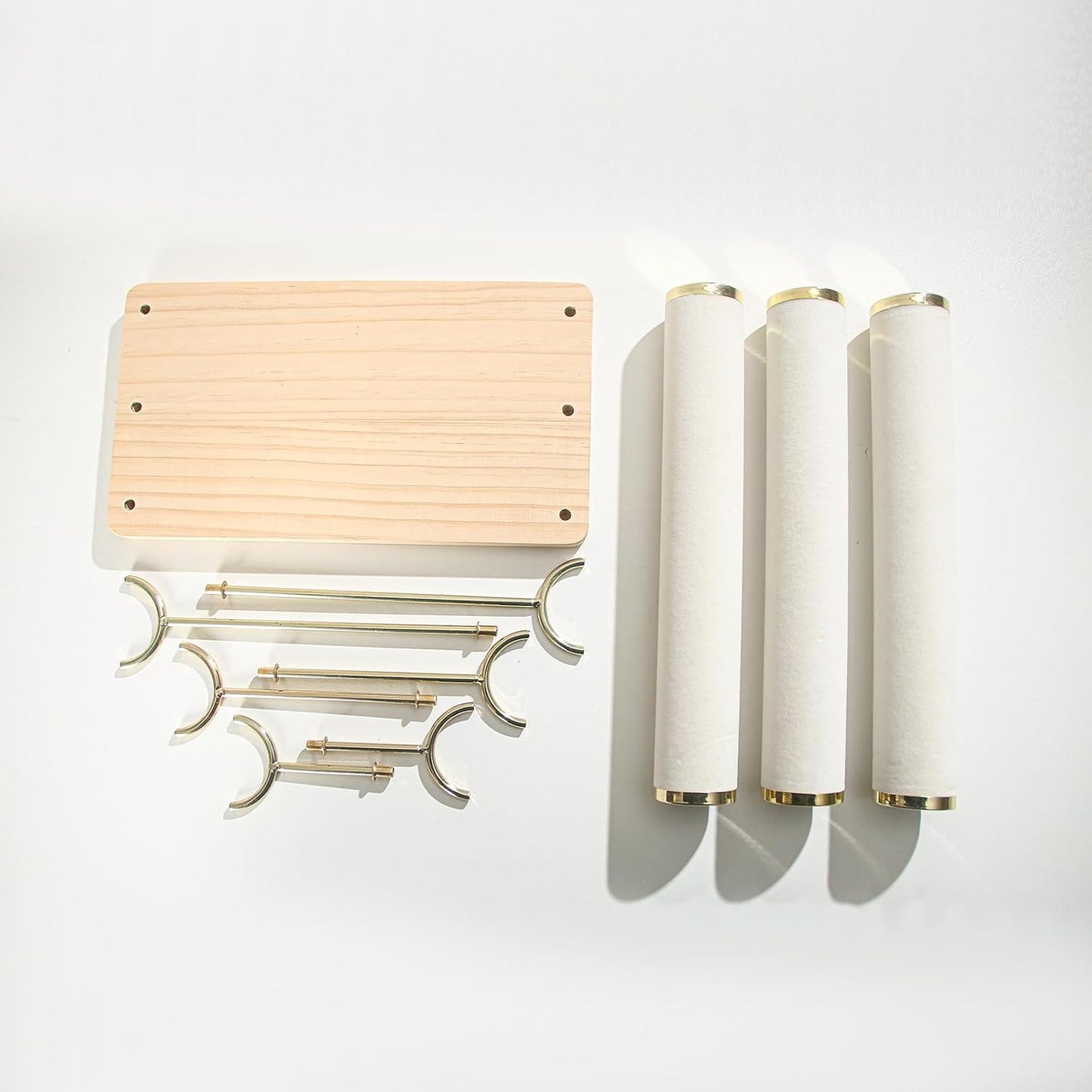Soporte pulseras barra T madera 3 capas