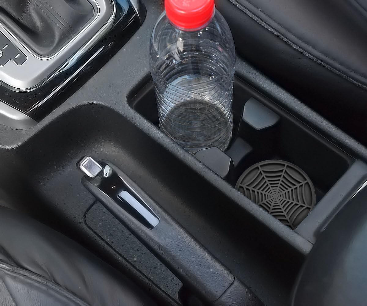 4 Posavasos Silicona Antiderrap para Auto Universal