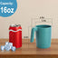 Set 6 Tazas Café Paja Trigo 16oz Resistentes Microondas