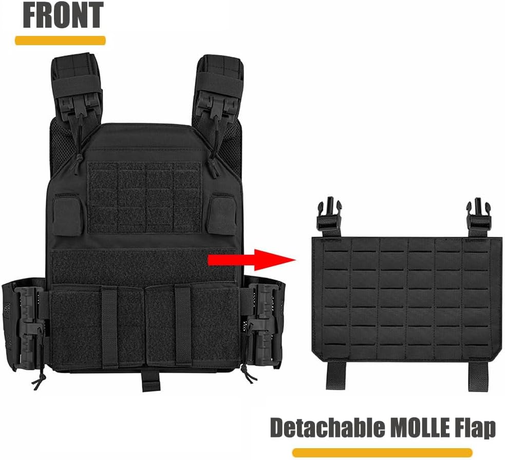 Chaleco cosplay MOLLE para hombre ligero y rápido