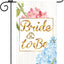 Bandera jardín 12x20" doble cara para fiesta boda