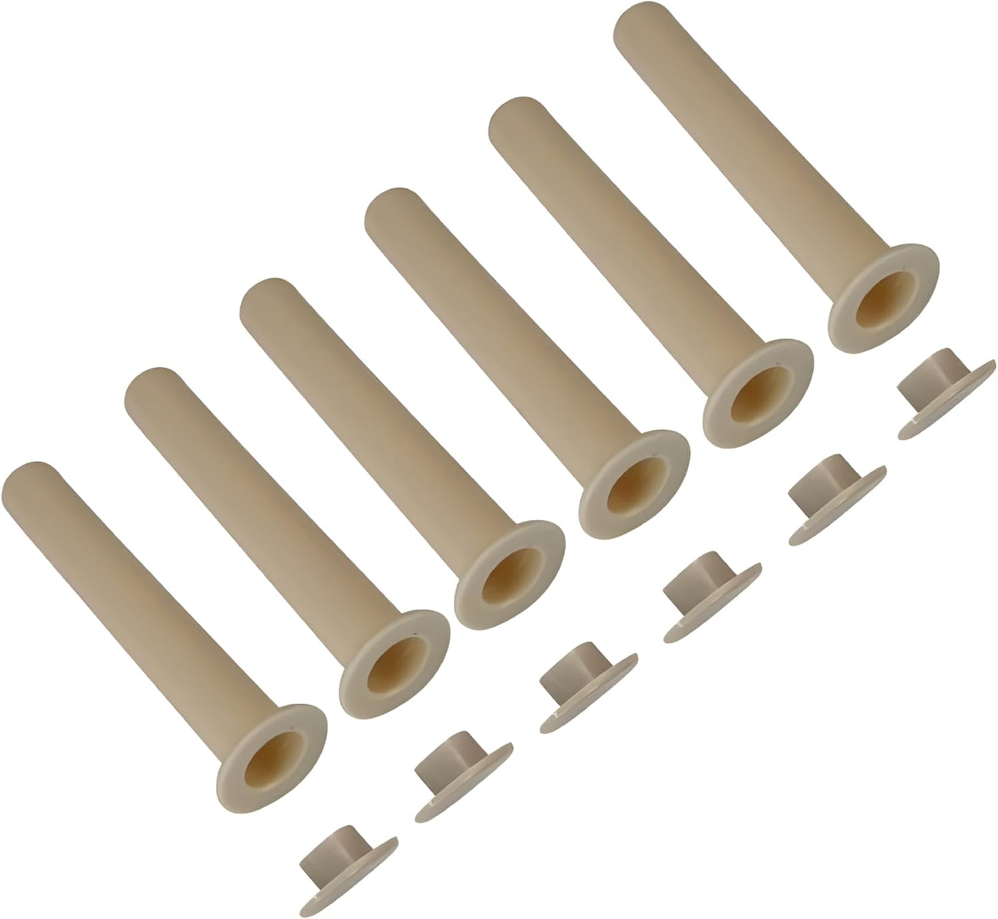 Fundas valla piscina y tapas agujero bronceado set 6