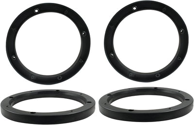 Espaciador altavoz coche 6.5" 4uds color negro