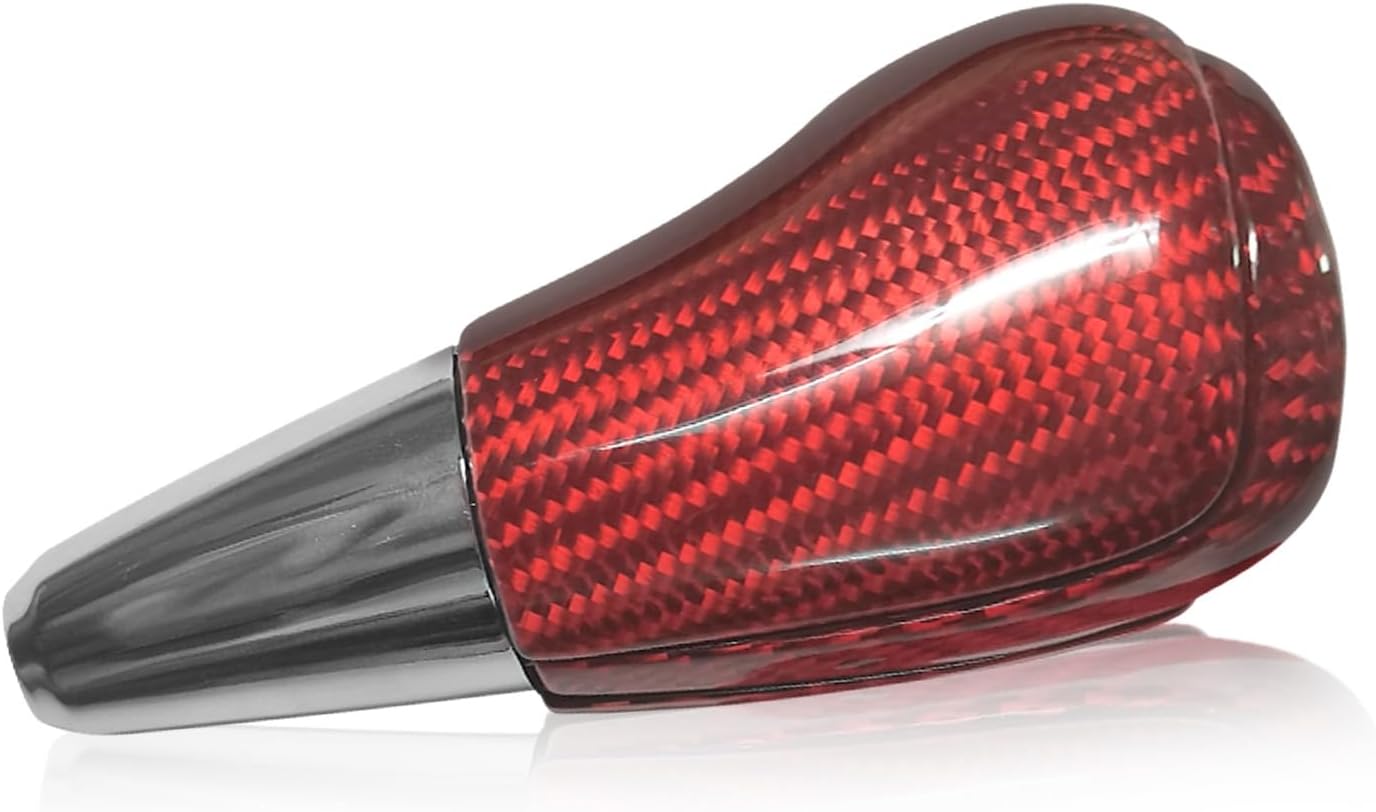 Cubierta pomo cambio fibra carbono Toyota Camry Corolla Rojo