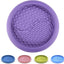 Cuenco perro antideslizante silicona sin BPA morado grande