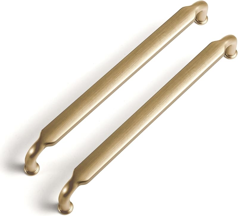 6 Tiradores Cajones Cocina Bronce Champán 6.7"