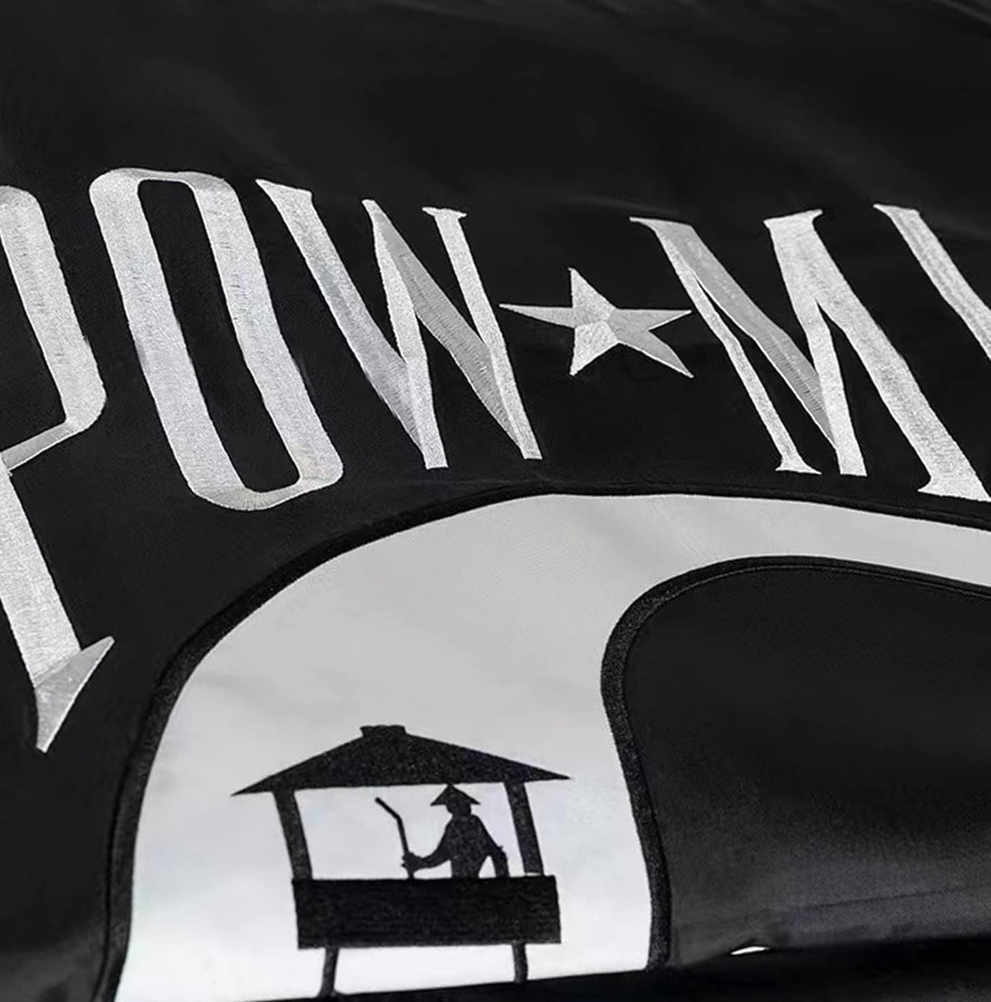 Banderas bordadas Pow MIA 3x5 resistente nailon