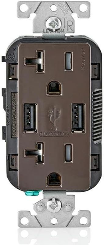 Cargador USB doble 20A resistente T5832-E 125V