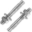 50 sujetadores 1/4x1-3/4 pulg acero inox cemento