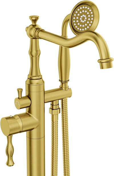 Grifo bañera orogold una manija llenador suelo