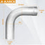 Codo escape 90 grados 4" acero aluminizado