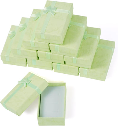 12 Cajas Regalo Joyas Cartón Organizador Anillos Collares