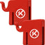 Percha T-Post acero AR500 3/8pulg para placas metal