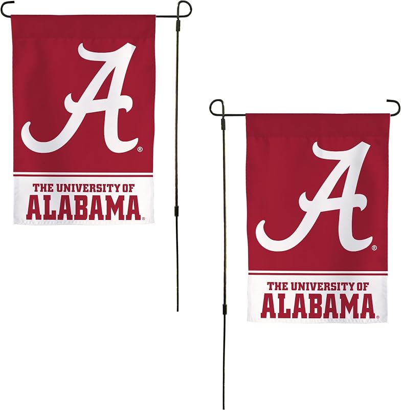 Bandera jardín UA Crimson Tide 100% poliéster