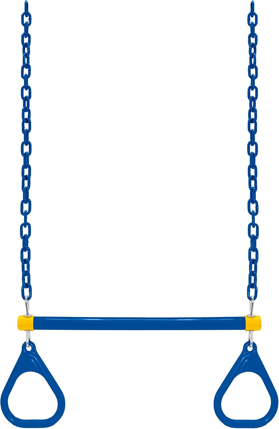 Barra trapecio azul con anillos azules residencial