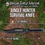 Cuchillo supervivencia acero inox 8.5" brújula funda cuero