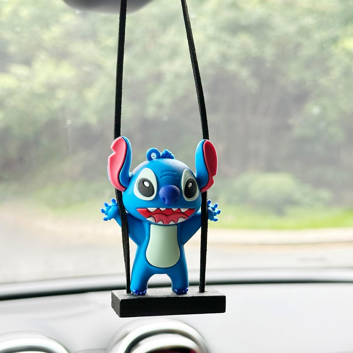 Adorno coche anime para espejo retrovisor color azul