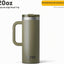 Taza viaje 20oz acero inox doble pared aislada con asa