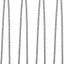 Cadena colgante vitrales 20" para cuadros 4 Uds negro