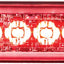 Luz estroboscópica LED roja IP67 para camiones y remolques