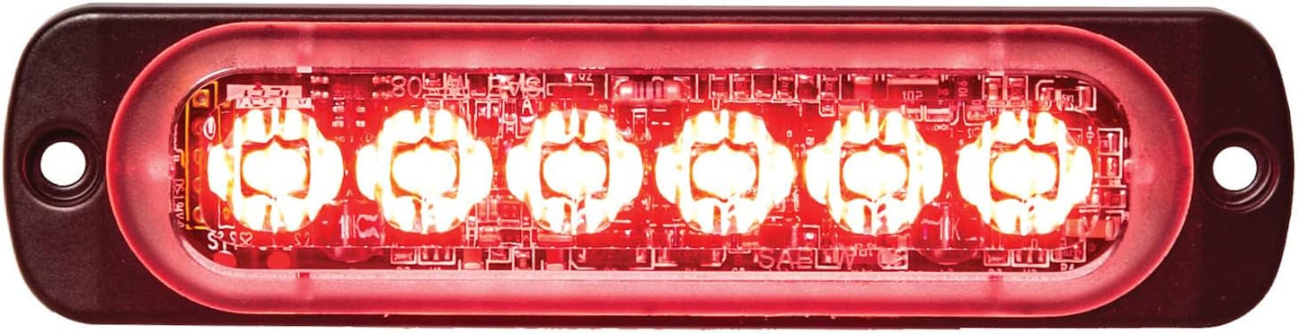 Luz estroboscópica LED roja IP67 para camiones y remolques