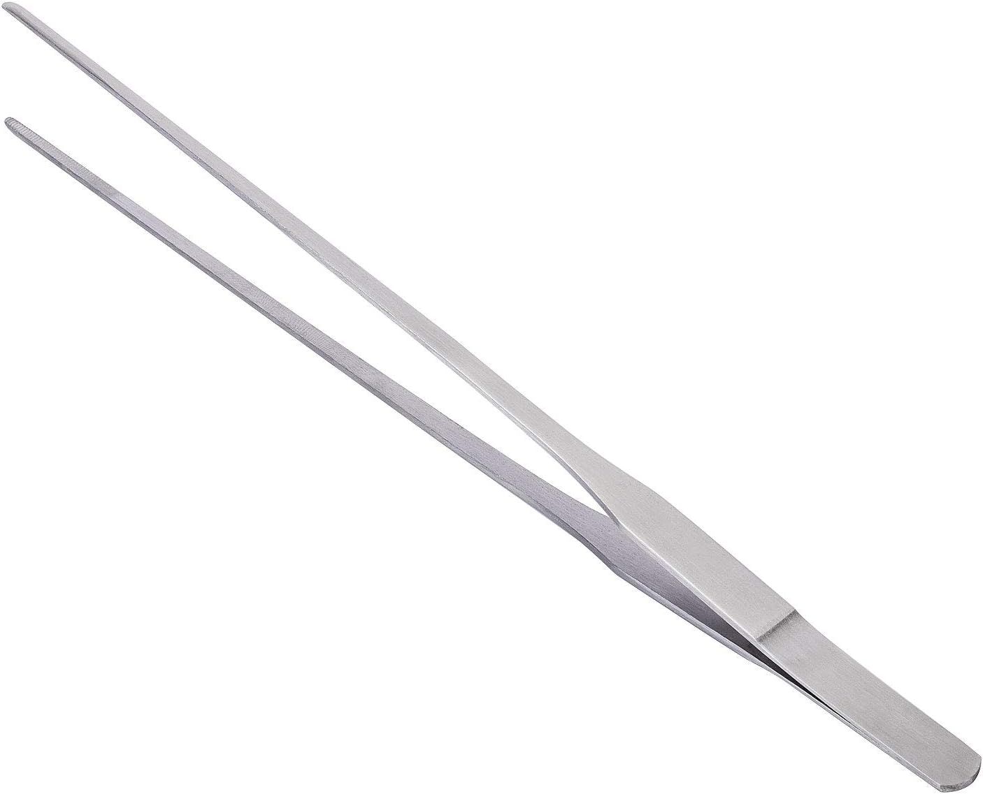 Pinzas acero inox pulidas 10.6pulg puntas dentadas jardín cocina