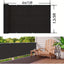 Valla privacidad balcón jardín 4.9x13ft duradera resistente