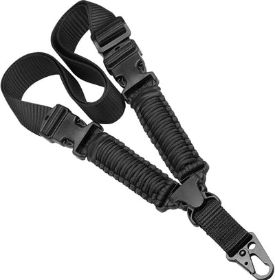 Eslinga tradicional y de dos puntos exterior negro