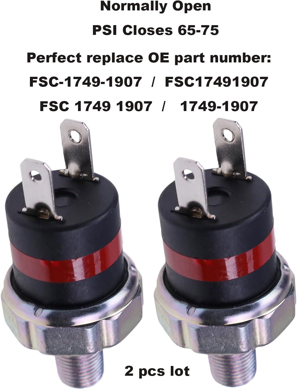 Interruptor baja presión aire 2 cuchillas comp Freightliner