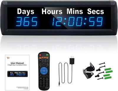 Reloj cuenta regresiva digital con control remoto 999 dias