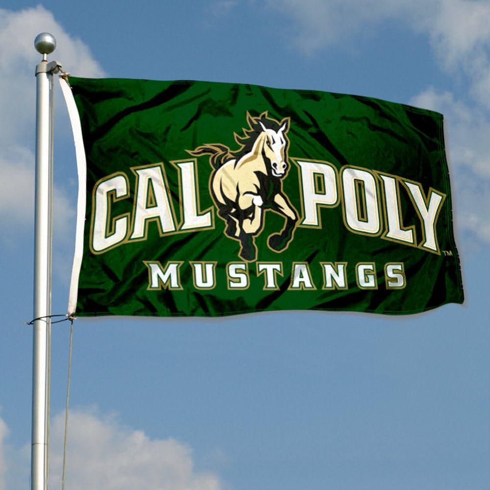 Bandera universidad Cal Poly Mustangs San Luis Obispo