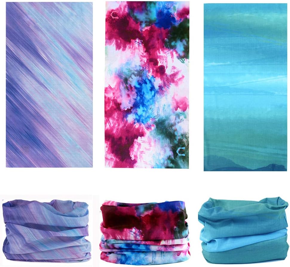12 Uds Bandanas para la cabeza protector facial