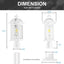 Luces poste al aire libre aluminio impermeables vidrio