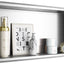 Nicho ducha acero inox 24x12" almacenamiento baño
