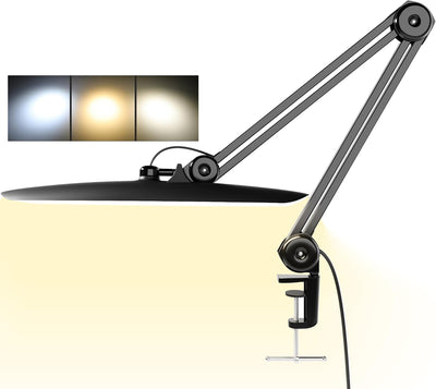 Lámpara escritorio LED 3000lm regulable CCT negro