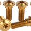 6 Pzas Tornillo Rotor Freno Moto M8x25mm Oro