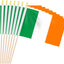 20 Banderas Irlanda 5x8pulg Palos Madera Tono Dorado